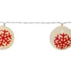 ORNAMENT Batterislinga 10LED 1,35m Vit