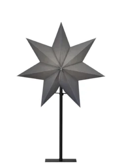 OZEN Stjärna på fot 55cm Grå