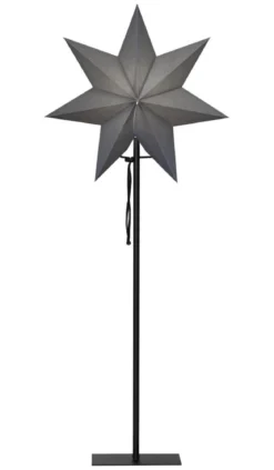 OZEN Stjärna på fot 85cm Grå