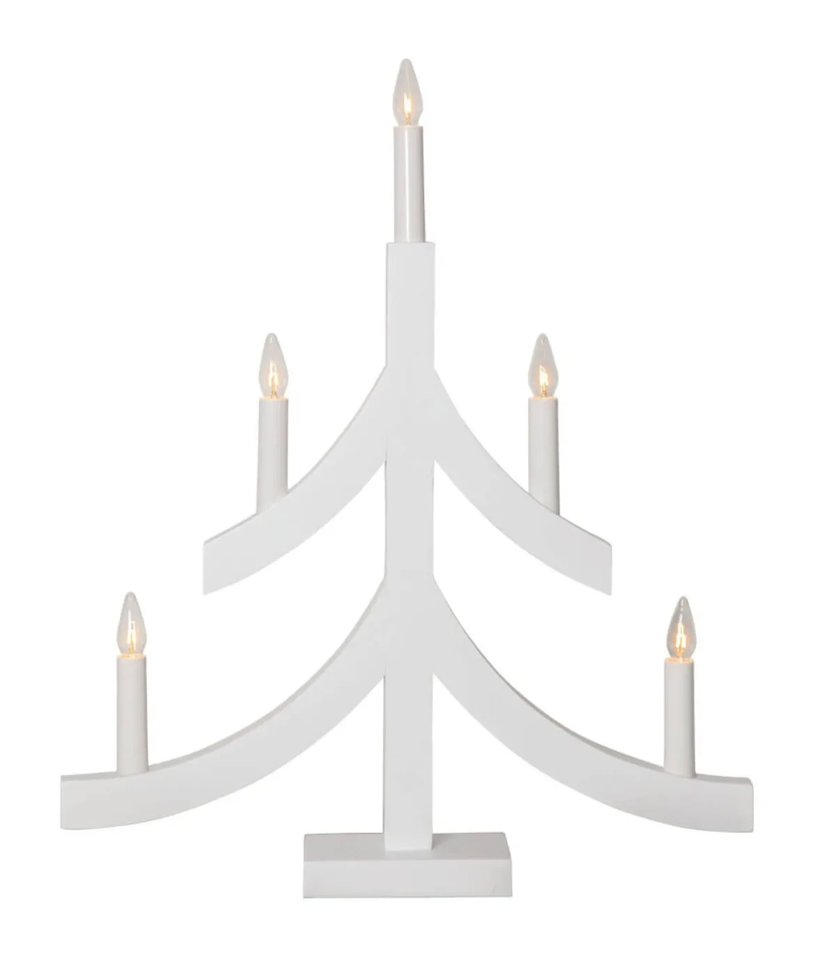 PAGOD Ljusstake 5L 47,5cm Vit
