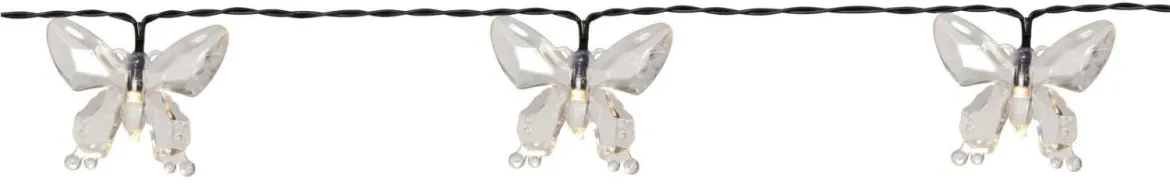 PAPILLON Solcells-ljusslinga 280cm Klar
