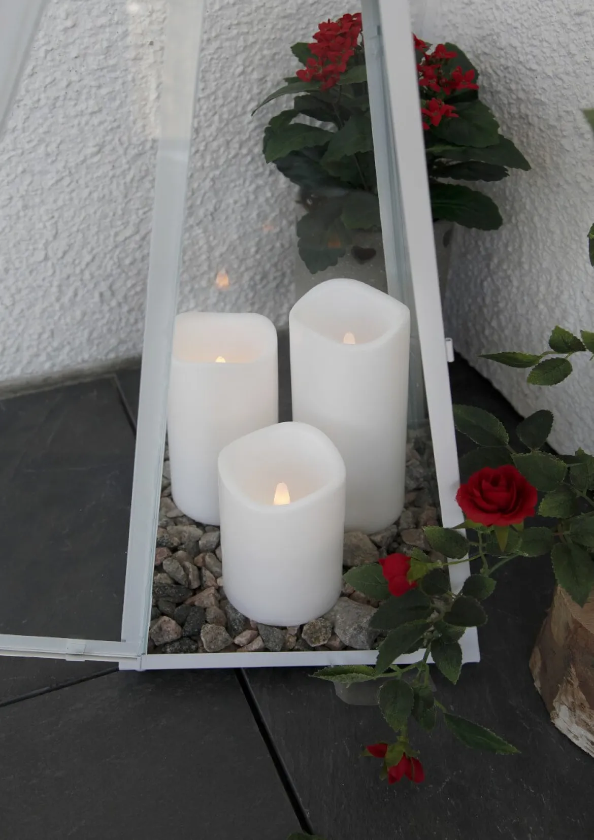 PAUL LED-Blockljus 3-Pack 18cm LED Vit