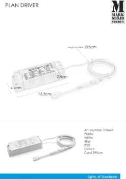 PLAN Driver 60W Vit
