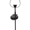 PLUVIO Regnmätare Solcell 65cm Svart