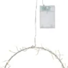POPPY Hängande dekoration Batteri 20cm Silver