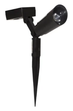 POWERSPOT 2-PACK Solcells-Spotlight 15cm Svart