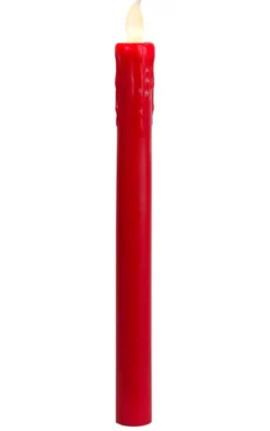 Presse LED Antikljus 2-pack Röd