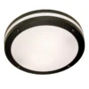 RESMO Tak/Väggplafond Ute 30cm Svart IP44