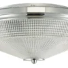 RETRO Plafond 44cm Krom