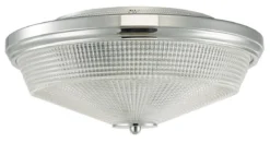 RETRO Plafond 44cm Krom