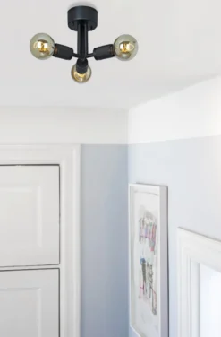 RILLE Taklampa 27,5cm Svart