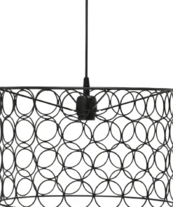 RING Taklampa 40cm Mattsvart