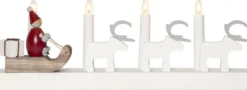RUDOLF Ljusstake 4L 43cm Vit