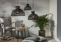 RUNDE Lampskärm 47cm Svart