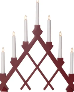 Rut Ljusstake 53cm Röd