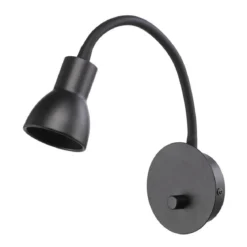 SAGA Vägglampa 35cm Svart