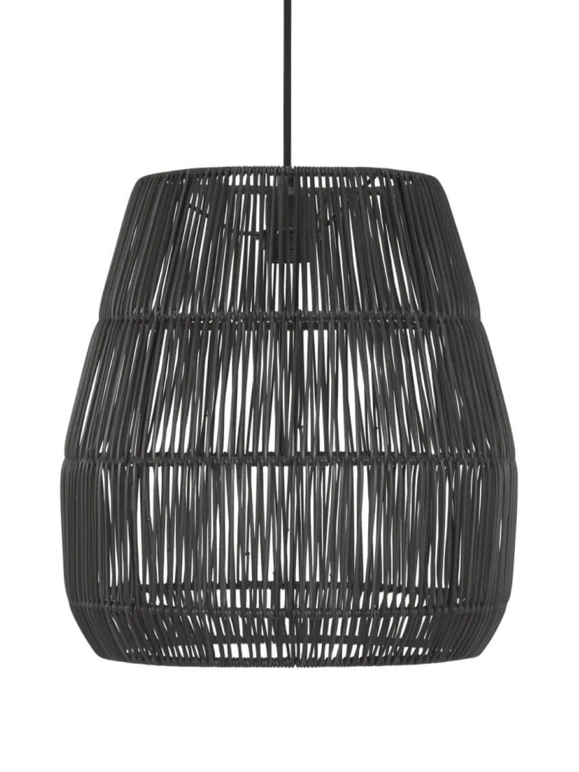 SAIGON Taklampa Utomhus FlexOut 38cm Svart Rotting