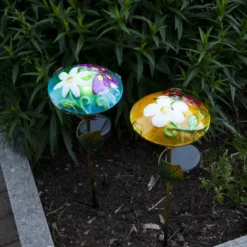 SALONA Solcellsdekoration 44cm Blå/Flerfärgad IP44