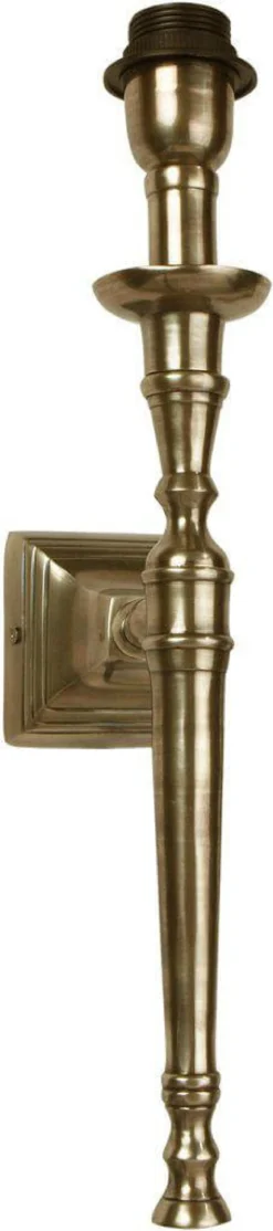 SALONG Vägglampa 45cm Antikmässing