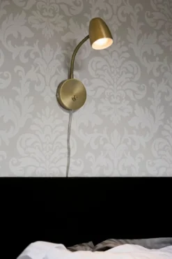 SANDNES Vägglampa 24cm Antik