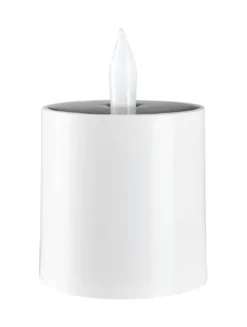 SAUL Solcells-Ljus 11cm Vit