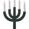 SELMA Träljusstake 25cm Grön