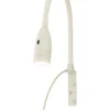 SENSILO Sänglampa Dimbar 37cm Vit