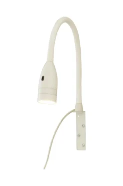 SENSILO Sänglampa Dimbar 37cm Vit