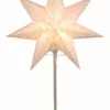 Sensy Stjärna på fot 55cm Vit