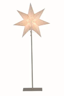 Sensy Stjärna på fot 83cm Vit