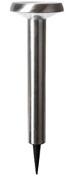SEVILLA Solcells-Pollare 45cm Rostfritt Stål