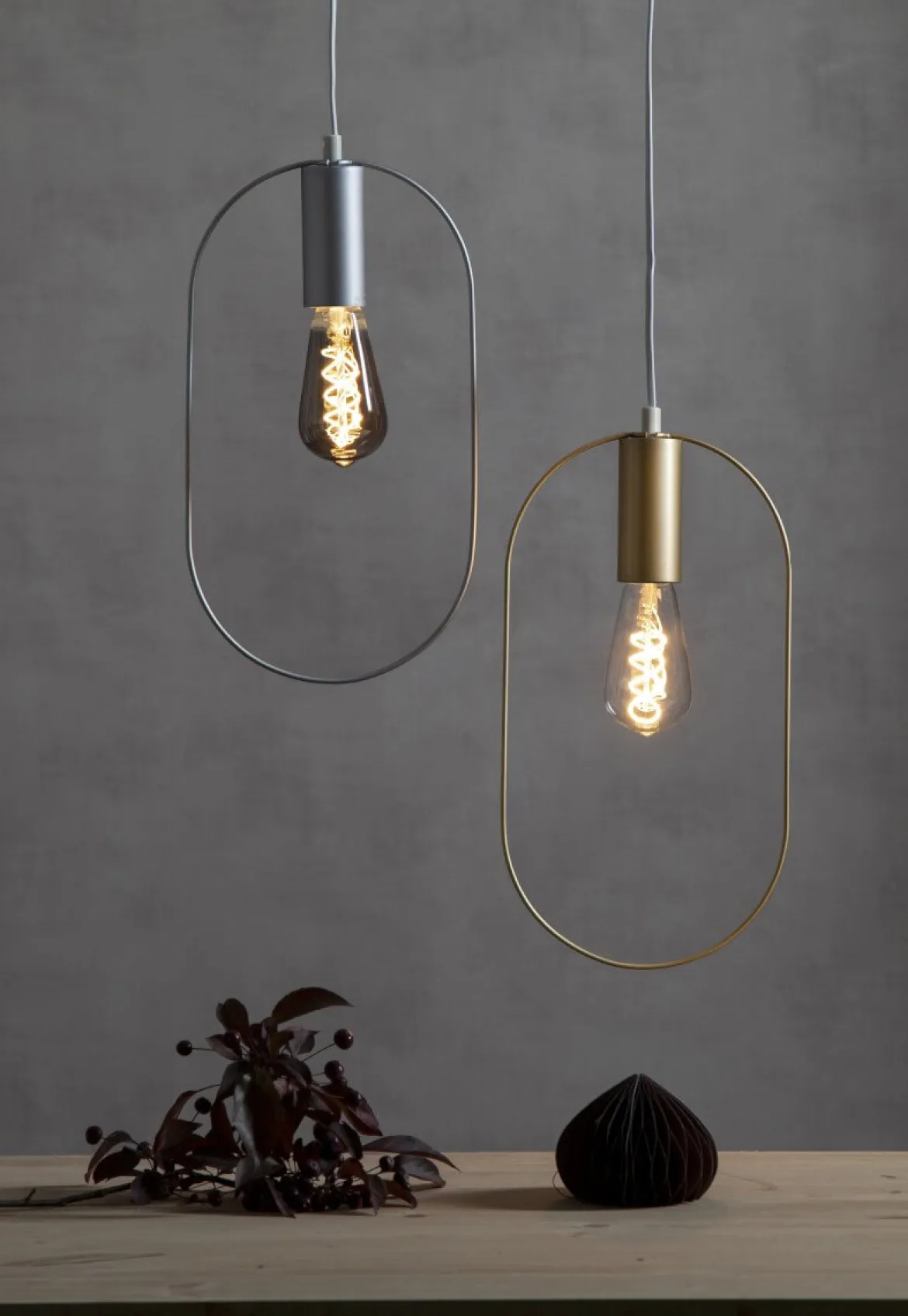 SHAPE Pendel E27 20cm Guld