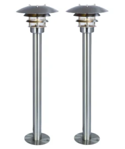 SHINE Pollare 2-Pack 61cm Rostfritt stål 12V IP44