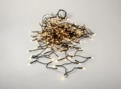 SHINY WARMWHITE Julgransbelysning 200cm 360LED Varmvit/Grön IP44