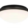 SIRACUSA LED-Plafond Bad 24,8cm Vit/Svart IP44