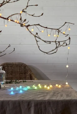 SMART FAIRY LIGHT Ljusslinga 66L Batteri 10m 66LED Multi/Silver