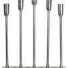 SOFT CHRISTMAS Ljusstake 5L Top 34cm Krom