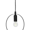 SPARTAN RINGO Fönsterlampa 20cm Svart