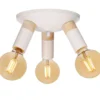 SPARTAN WOOD Plafond Rund 3L 20cm Vit/Natur