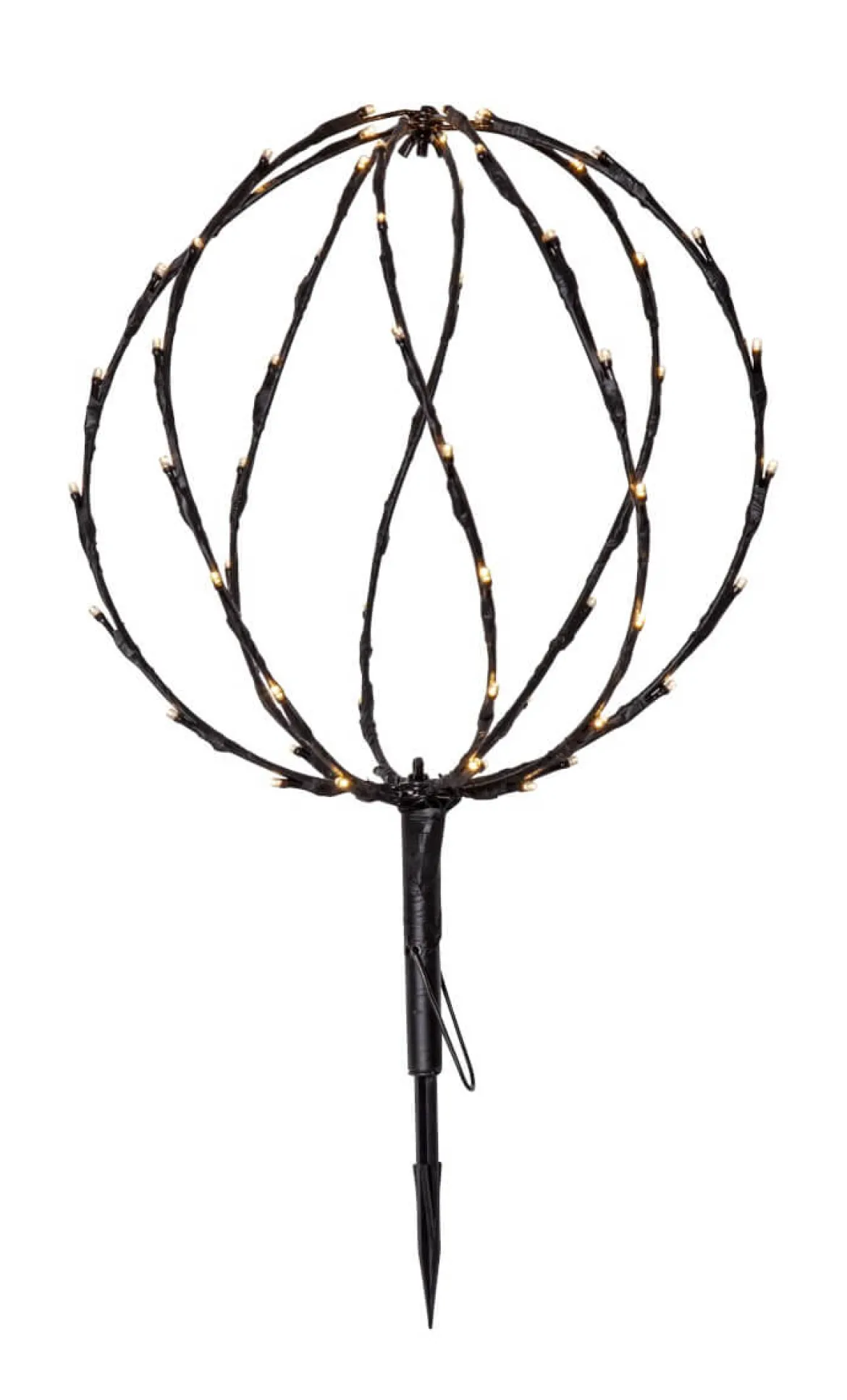 SPHERE Utomhusdekoration Batteri 44cm Svart