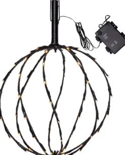 SPHERE Utomhusdekoration Batteri 44cm Svart