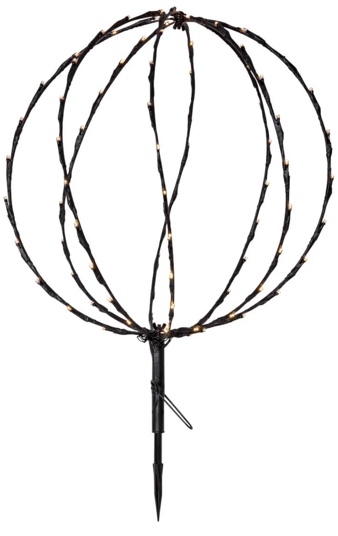 SPHERE Utomhusdekoration Batteri 54cm Svart