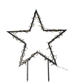 SPIKY Utomhusdekoration 140L 73cm Svart
