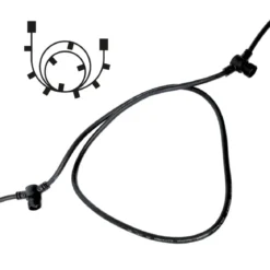 SPLITTER Grenkabel/Förlängning 10m med 10+1 Uttag 12V
