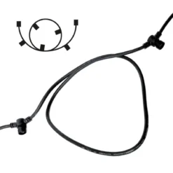 SPLITTER Grenkabel/Förlängning 5m med 5+1 Uttag 12V