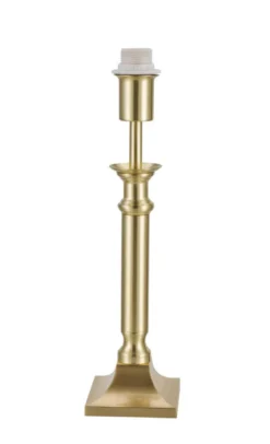 SQUARE Lampfot 32cm Borstad mässing