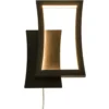 STACCATO Vägglampa 14,5cm Svart Dimbar