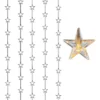 STAR CURTAIN Ljusgardin Batteri 2m 50LED Varmvit/Transparent