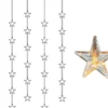STAR CURTAIN Ljusgardin 1,2m 30LED Varmvit/Klar