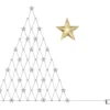 STAR CURTAIN Ljusnät 55L 1,2m Transparent